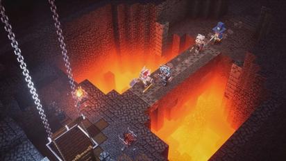 A lava-based dungeon.
